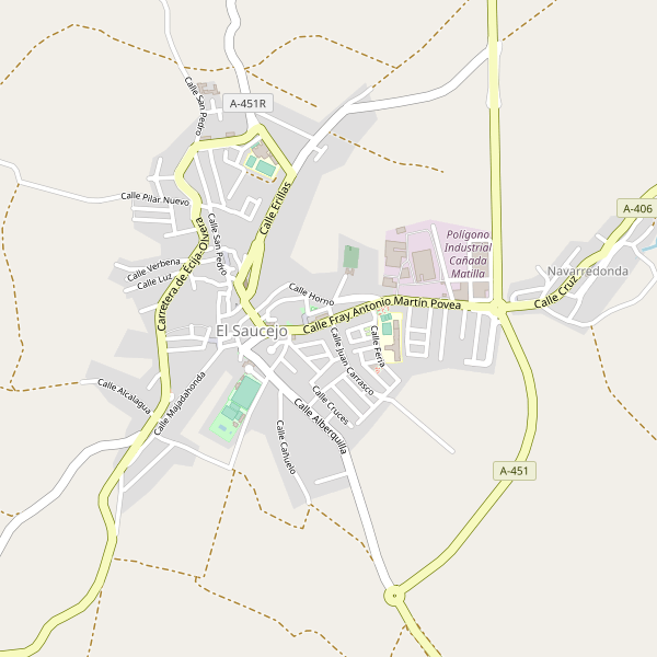 Mapa de aparcamientos en El Saucejo Thumbnail