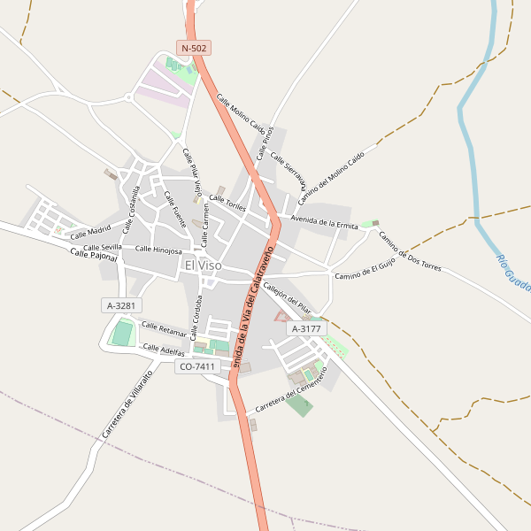 Mapa de aparcamientos en El Viso Thumbnail