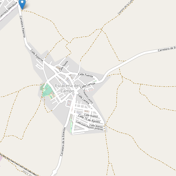 Mapa de aparcamientos en Escacena del Campo Thumbnail