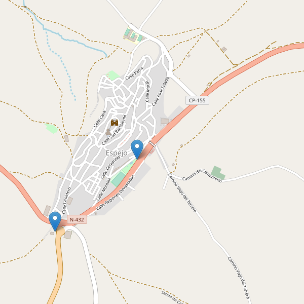 Mapa de aparcamientos en Espejo Thumbnail