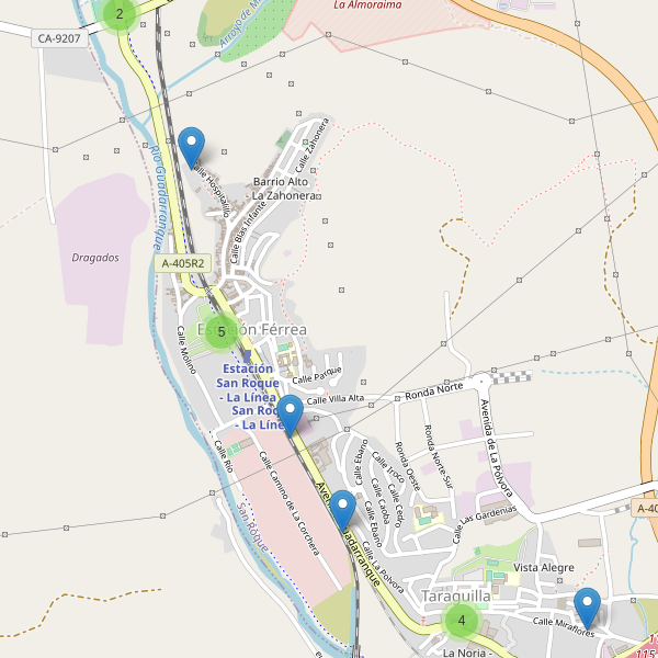 Mapa de aparcamientos en Estación Férrea Thumbnail