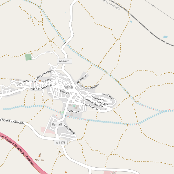 Mapa de aparcamientos en Fiñana Thumbnail