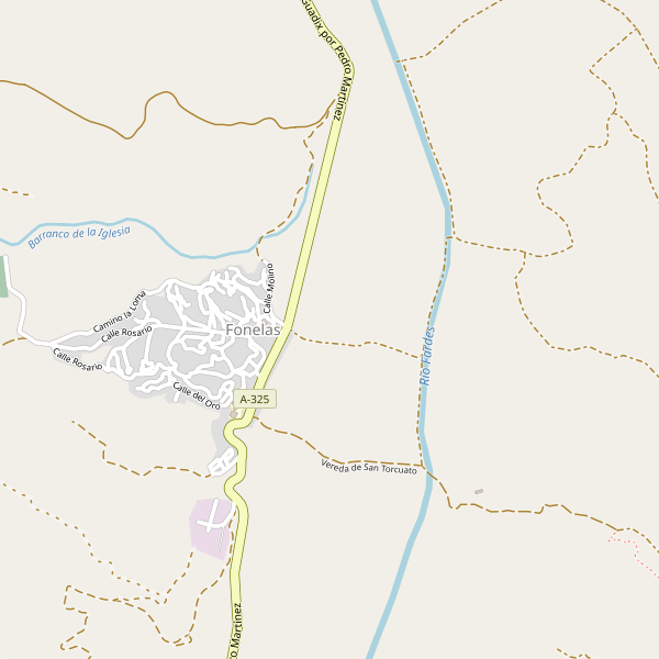 Mapa de aparcamientos en Fonelas Thumbnail