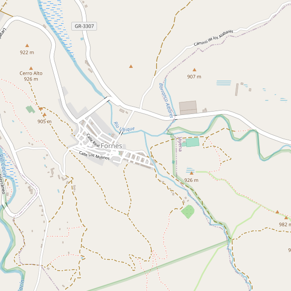 Mapa de aparcamientos en Fornes Thumbnail