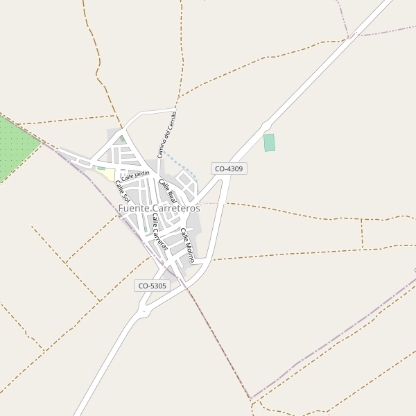 Mapa de aparcamientos en Fuente Carreteros Thumbnail