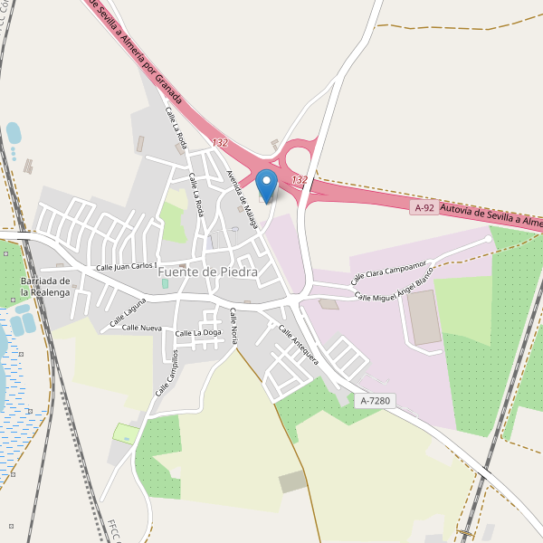 Mapa de aparcamientos en Fuente de Piedra Thumbnail