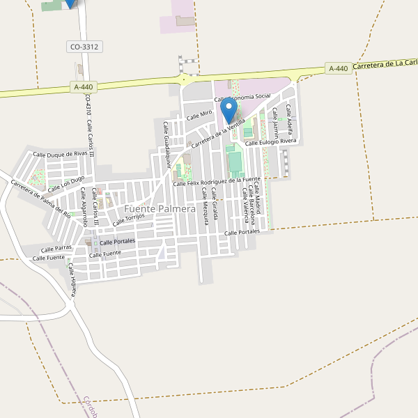 Mapa de aparcamientos en Fuente Palmera Thumbnail