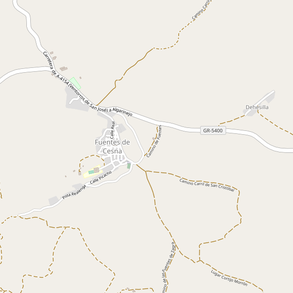 Mapa de aparcamientos en Fuentes de Cesna Thumbnail