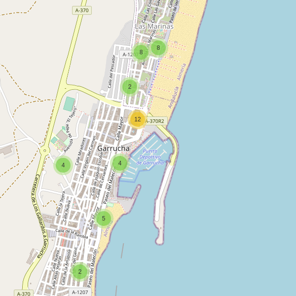 Mapa de aparcamientos en Garrucha Thumbnail