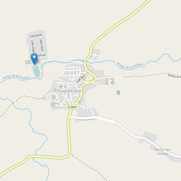 Mapa de aparcamientos en Guadalcázar Thumbnail