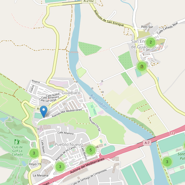 Mapa de aparcamientos en Guadiaro Thumbnail