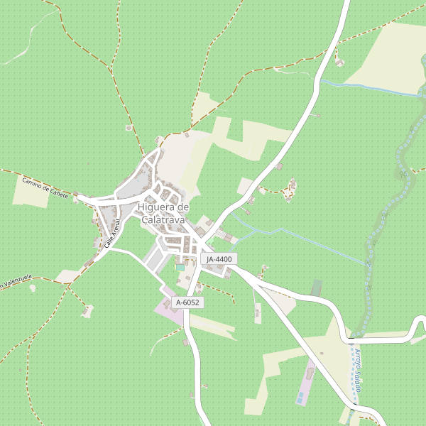 Mapa de aparcamientos en Higuera de Calatrava Thumbnail