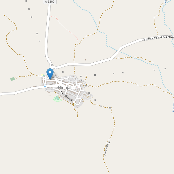 Mapa de aparcamientos en Hinojales Thumbnail