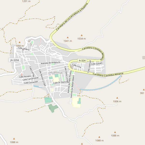 Mapa de aparcamientos en Huelma Thumbnail