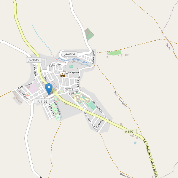 Mapa de aparcamientos en Ibros Thumbnail