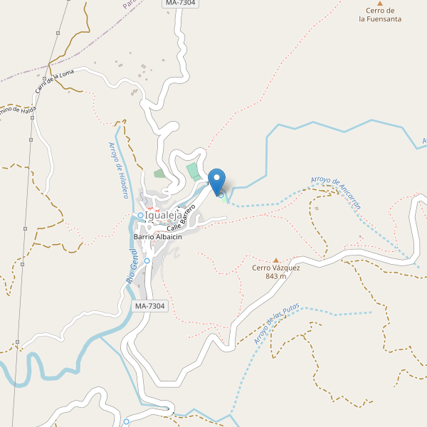 Mapa de aparcamientos en Igualeja Thumbnail