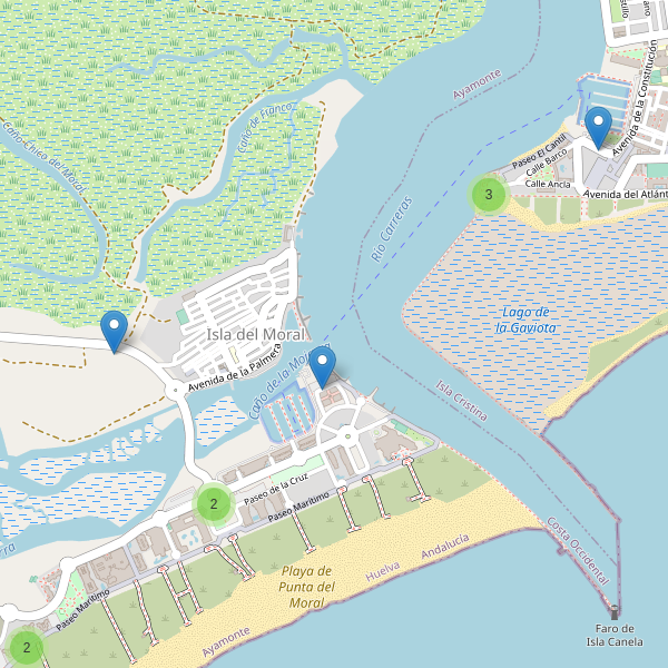 Mapa de aparcamientos en Isla del Moral Thumbnail