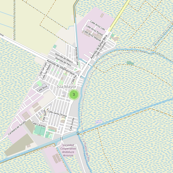 Mapa de aparcamientos en Isla Mayor Thumbnail