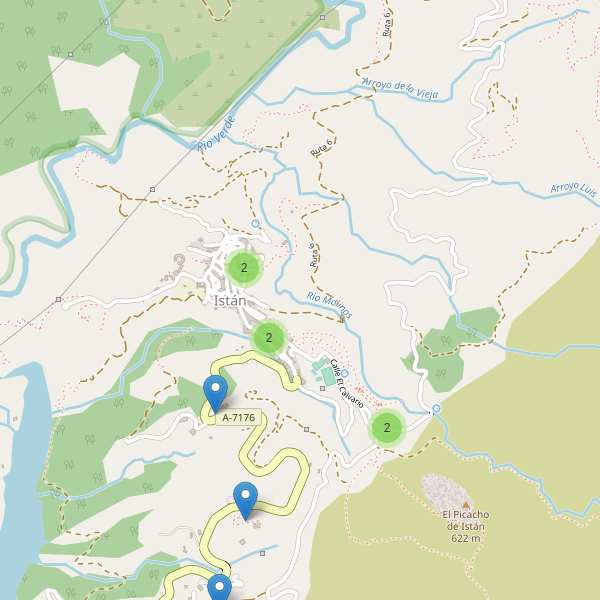 Mapa de aparcamientos en Istán Thumbnail