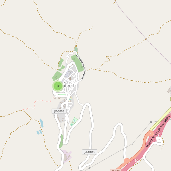 Mapa de aparcamientos en Iznatoraf Thumbnail