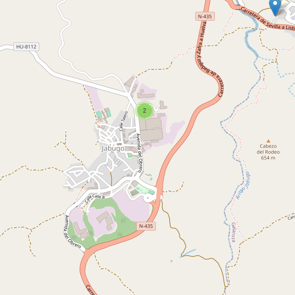 Mapa de aparcamientos en Jabugo Thumbnail