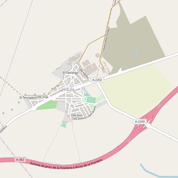 Mapa de aparcamientos en Jédula Thumbnail