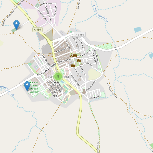 Mapa de aparcamientos en La Campana Thumbnail