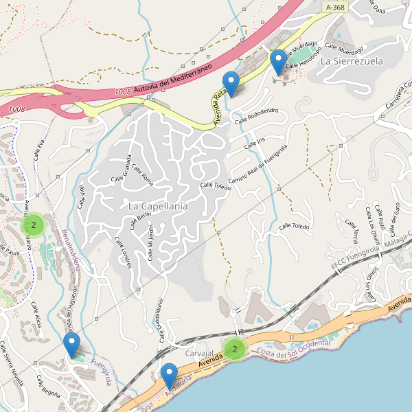 Mapa de aparcamientos en La Capellanía Thumbnail