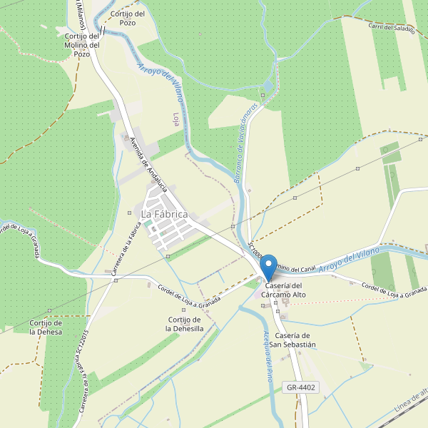 Mapa de aparcamientos en La Fábrica Thumbnail