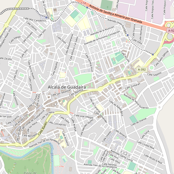 Mapa de aseos en Alcalá de Guadaíra Thumbnail