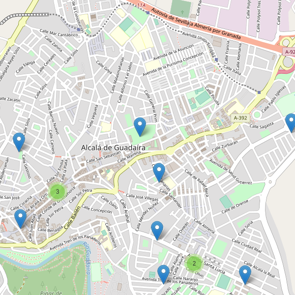 Mapa de bares en Alcalá de Guadaíra Thumbnail