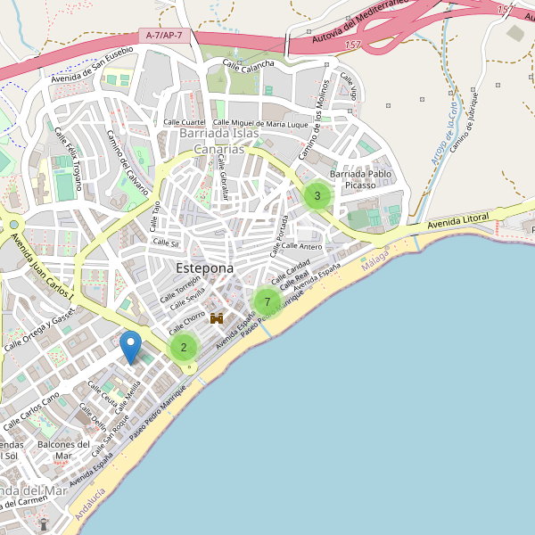 Mapa de bares en Estepona Thumbnail