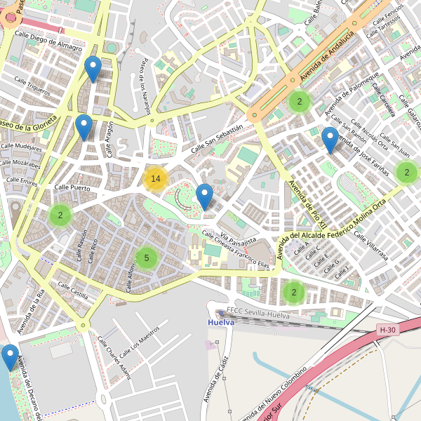 Mapa de bares en Huelva Thumbnail