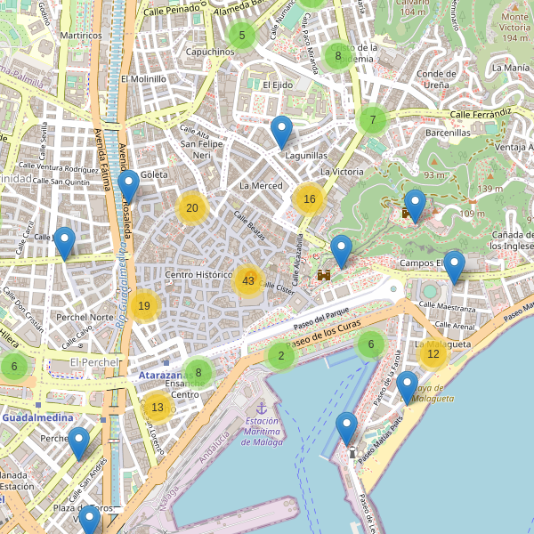 Mapa de bares en Málaga Thumbnail