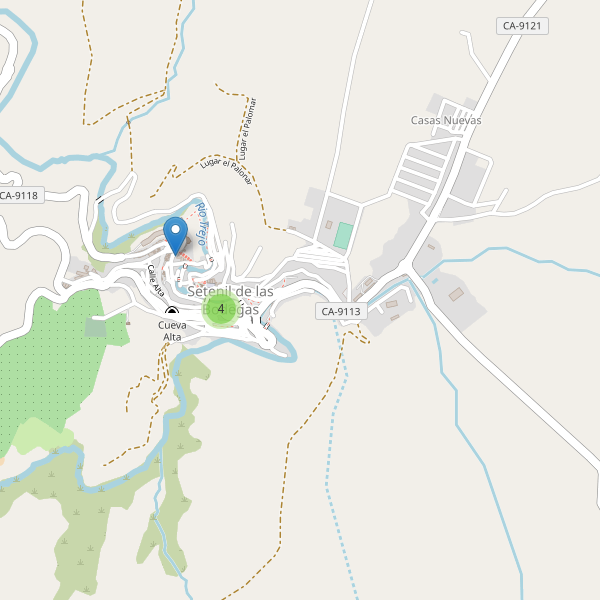 Mapa de bares en Setenil de las Bodegas Thumbnail