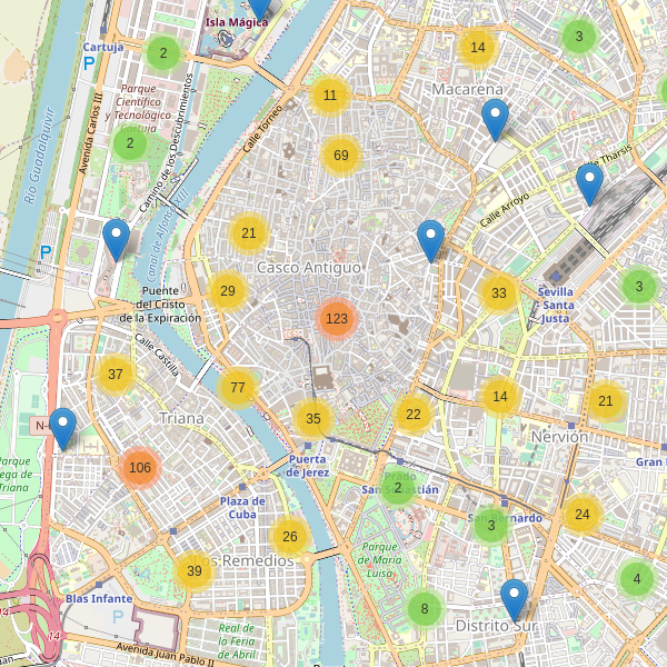 Mapa de bares en Sevilla Thumbnail