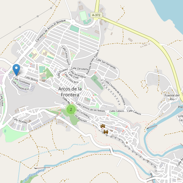 Mapa de cajeros-automaticos en Arcos de la Frontera Thumbnail