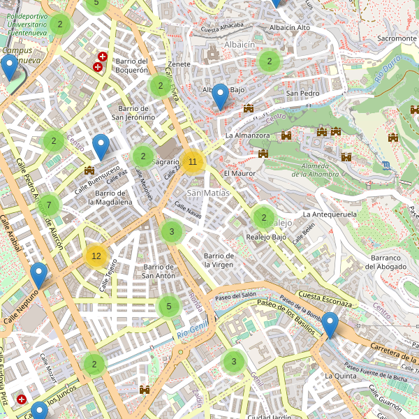 Mapa de cajeros-automaticos en Granada Thumbnail