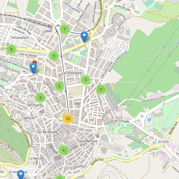 Mapa de cajeros-automaticos en Jaén Thumbnail
