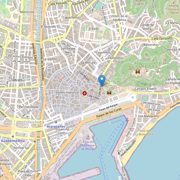 Thumbnail Mapa de cines en Málaga