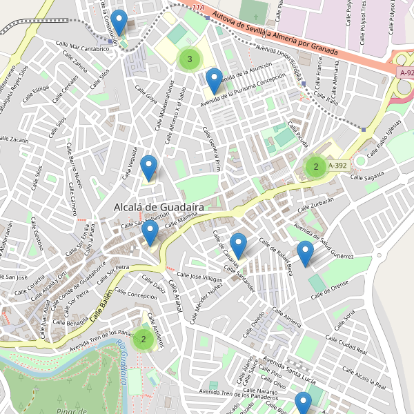 Mapa de escuelas en Alcalá de Guadaíra Thumbnail
