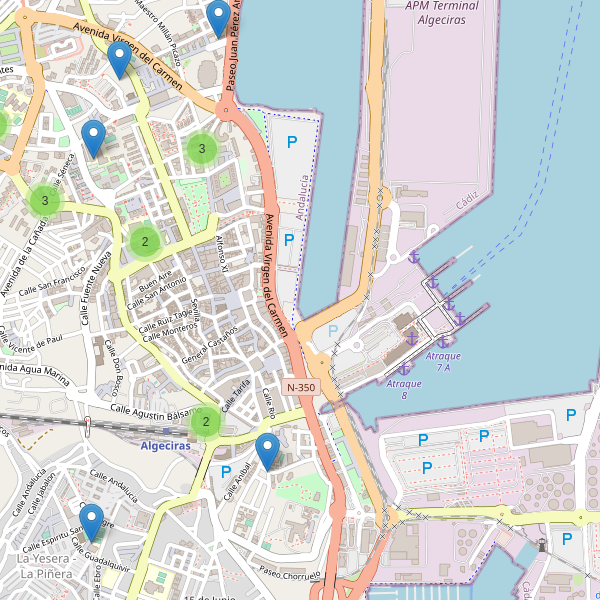 Mapa de escuelas en Algeciras Thumbnail
