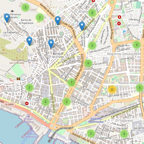 Mapa de escuelas en Almería Thumbnail
