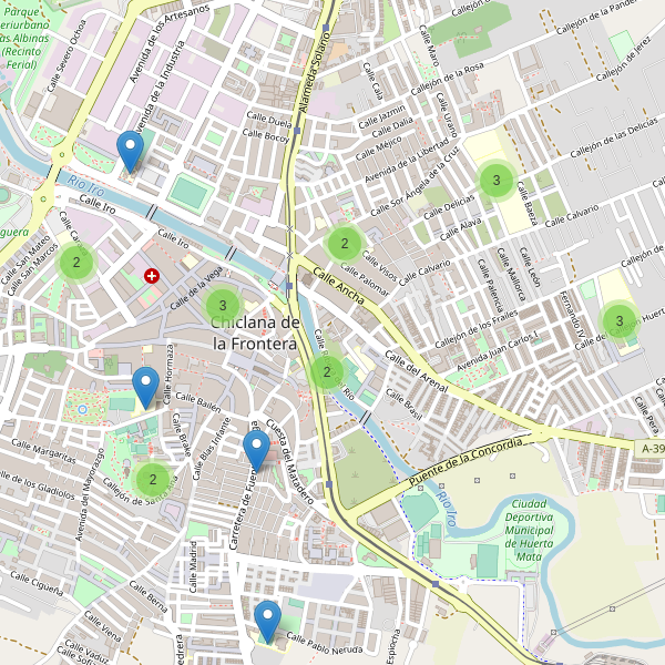 Mapa de escuelas en Chiclana de la Frontera Thumbnail