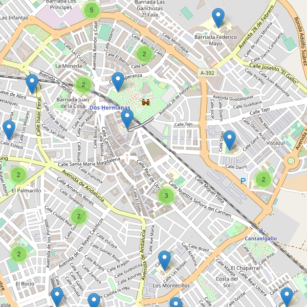 Mapa de escuelas en Dos Hermanas Thumbnail