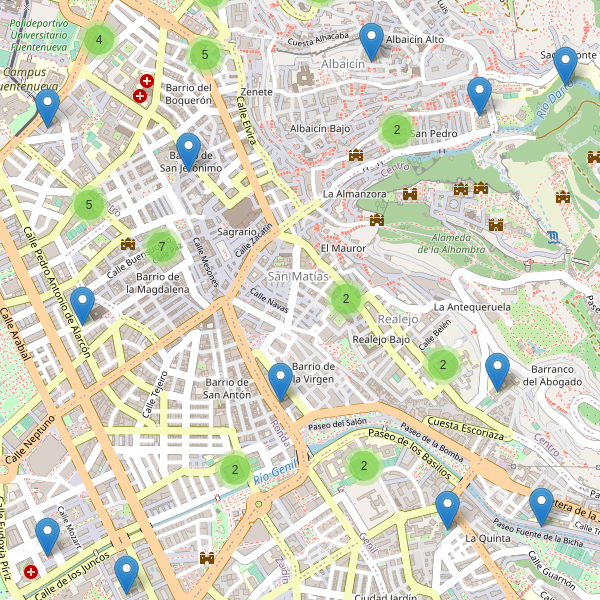 Mapa de escuelas en Granada Thumbnail