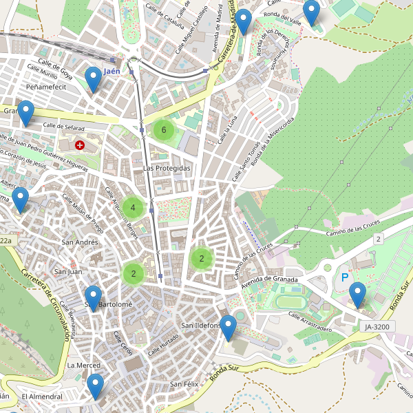 Mapa de escuelas en Jaén Thumbnail