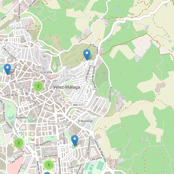 Mapa de escuelas en Vélez-Málaga Thumbnail