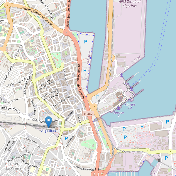 Mapa de estaciones en Algeciras Thumbnail