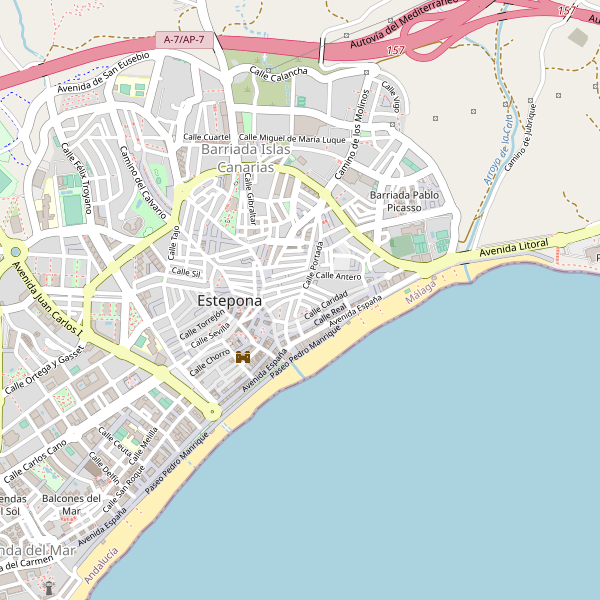 Mapa de estaciones en Estepona Thumbnail